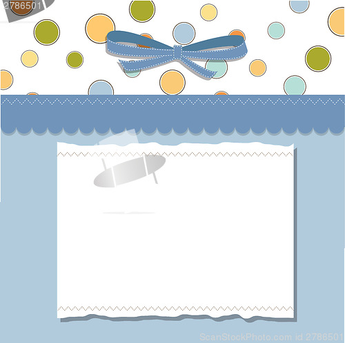 Image of Cool template frame design for greeting card
