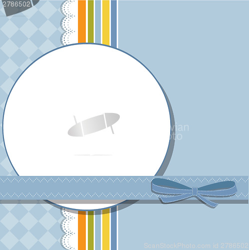 Image of Cool template frame design for greeting card