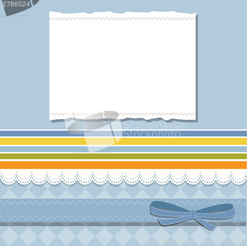 Image of Cool template frame design for greeting card