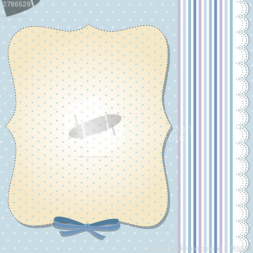 Image of Cool template frame design for greeting card