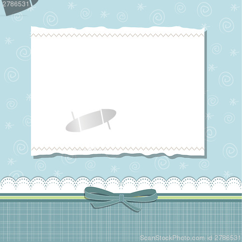 Image of Cool template frame design for greeting card