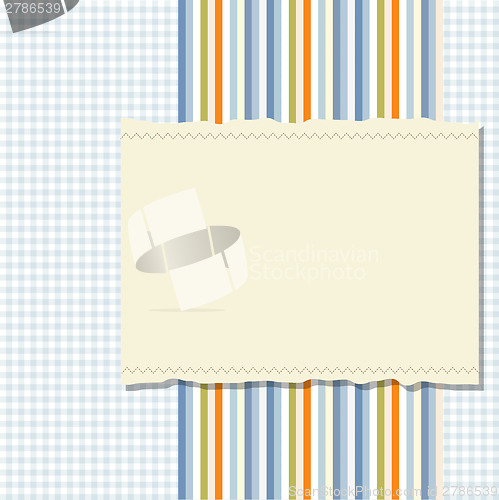 Image of Cool template frame design for greeting card