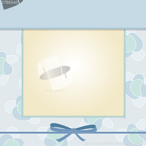 Image of Cool template frame design for greeting card