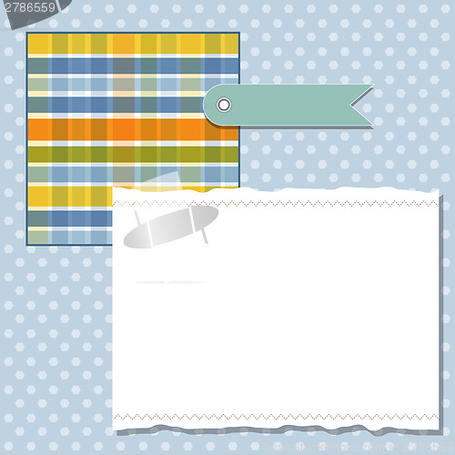 Image of Cool template frame design for greeting card