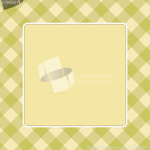 Image of Template frame design for greeting card