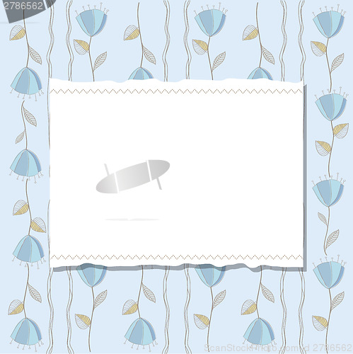 Image of Cool template frame design for greeting card