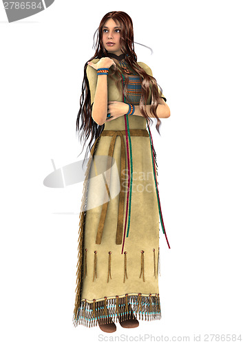 Image of Native American Young Woman