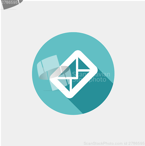 Image of Envelope flat icon.