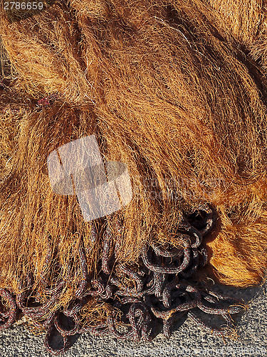 Image of old fishing net