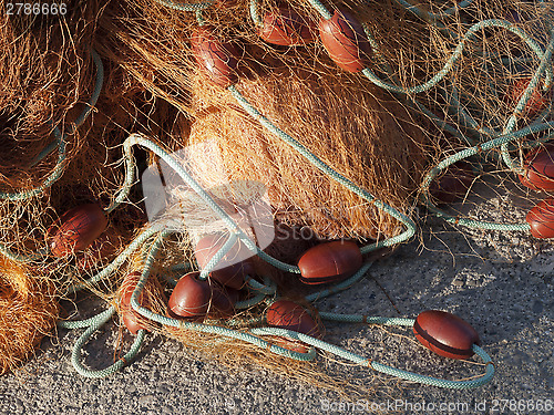 Image of old fishing net