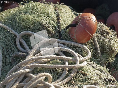 Image of old fishing net