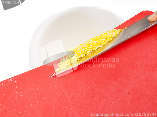 Image of Chopped lemon zest