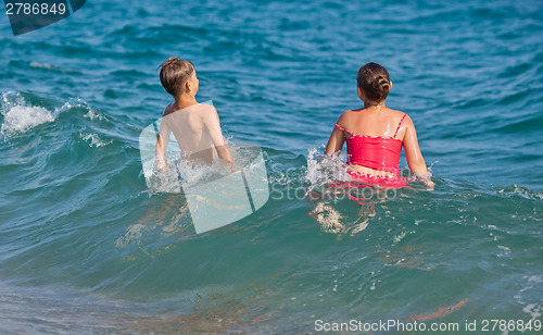 Image of Happy in the sea