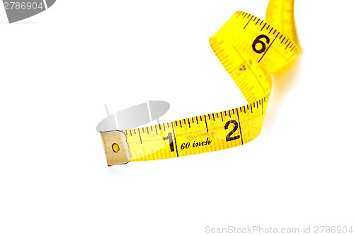 Image of yellow measuring tape 