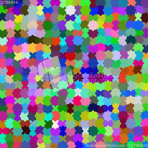 Image of Many-colored puzzle pattern