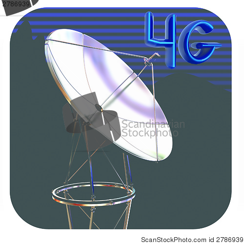 Image of Satellite dish icon 
