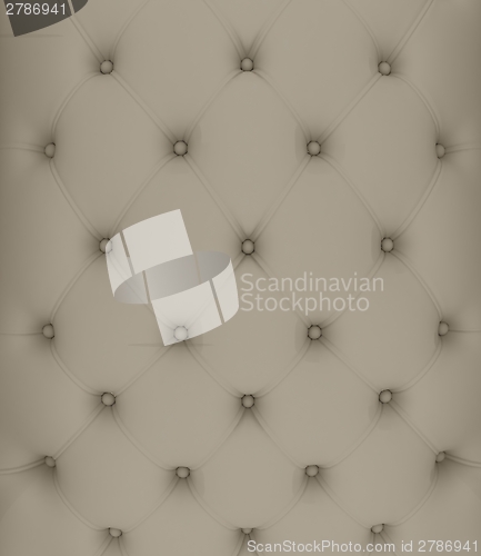 Image of Sepia picture of genuine softly gray fabric upholstery 