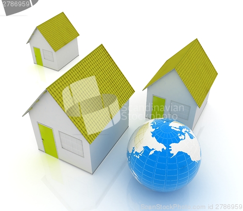 Image of Houses and Earth 