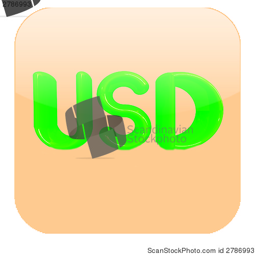 Image of Currency USD symbol icon 