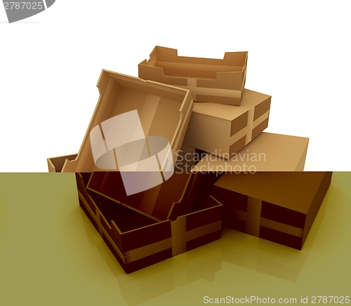 Image of Cardboard boxes 