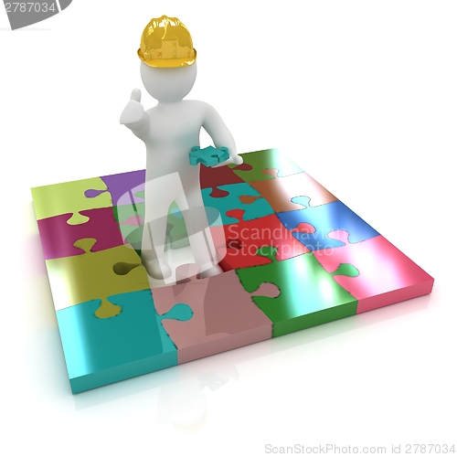 Image of 3d builder and puzzles