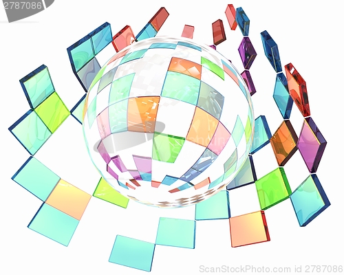Image of Square frame background - Design Concept 