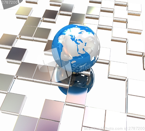 Image of Square frame background