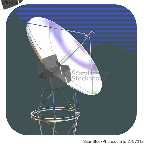 Image of Satellite dish icon 
