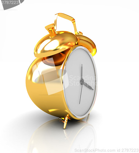 Image of Gold alarm clock 