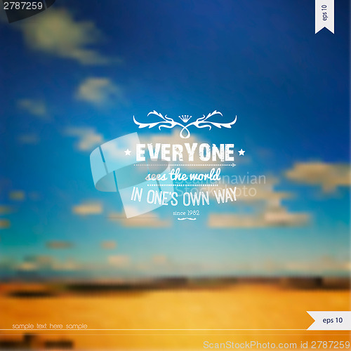 Image of Vector summer background