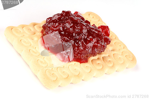 Image of Biscuit with jam