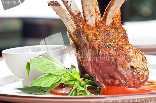 Image of roasted lamb rib