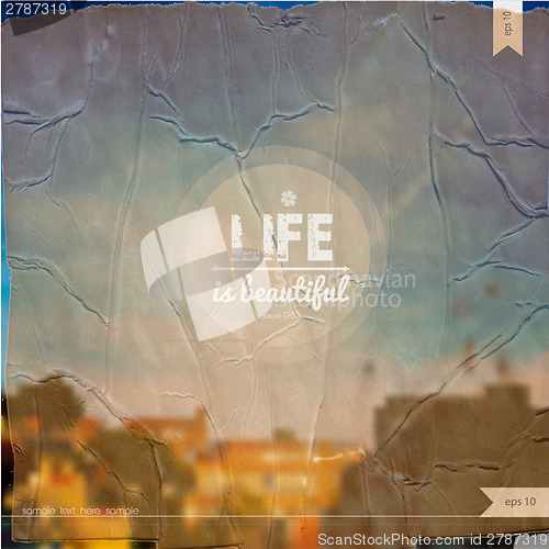 Image of Vector summer background