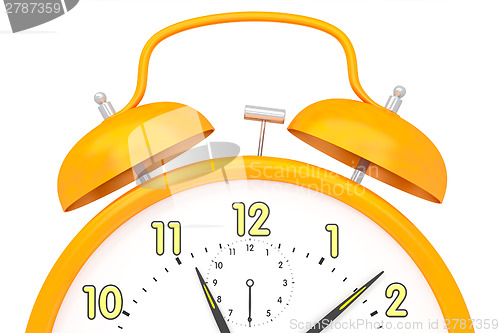 Image of orange alarm clock
