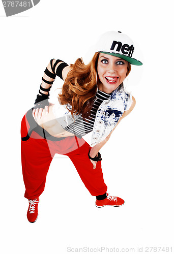 Image of Pretty hip hop girl.