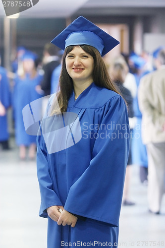 Image of Graduation girl smiling