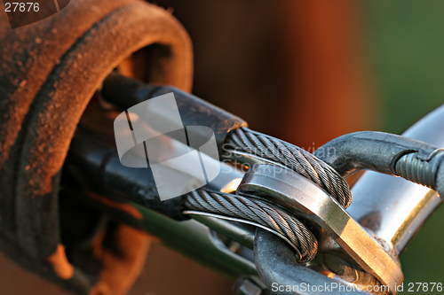 Image of hot air balloon cables