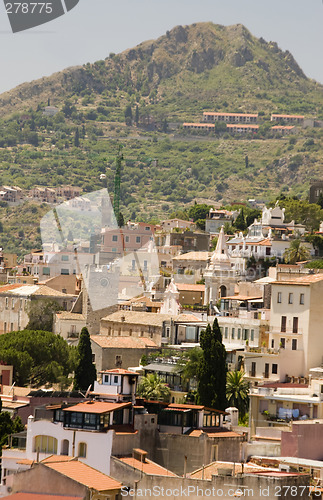 Image of landscape view taormina sicily