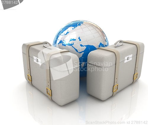 Image of suitcases for travel 