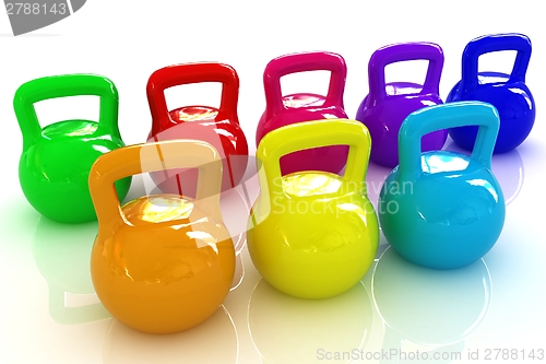 Image of Colorful weights 