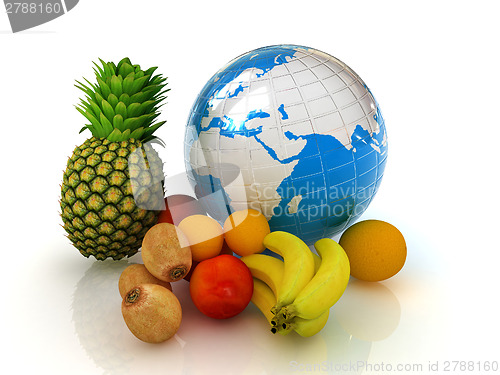 Image of Citrus and earth. Global 