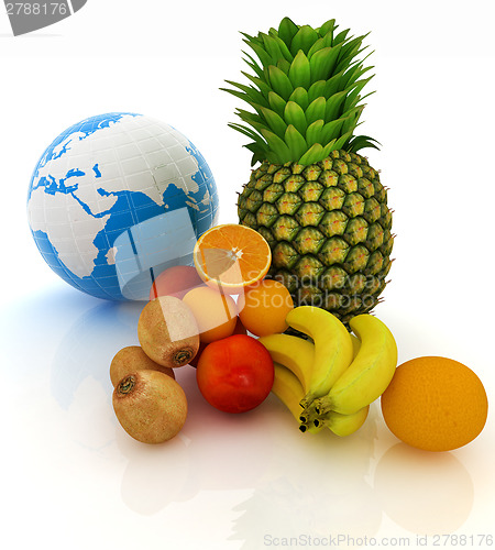 Image of Citrus and earth. Global 