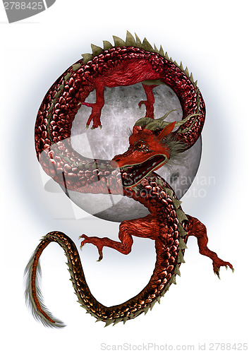 Image of Red Eastern Dragon