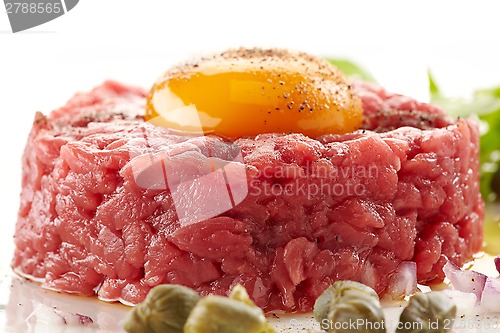 Image of fresh beef tartare