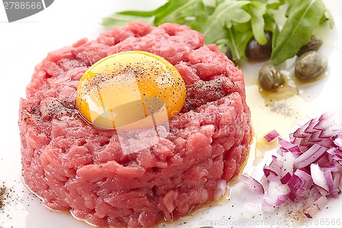 Image of fresh beef tartare