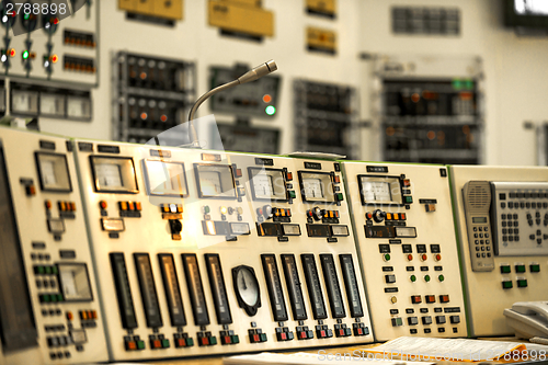 Image of Control panel of a power plant