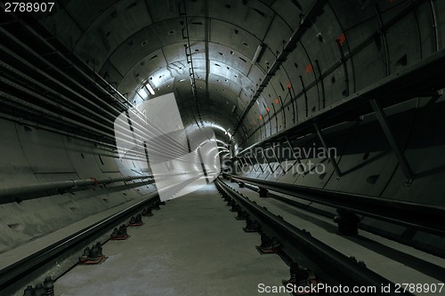 Image of Underground tunnel for the subway