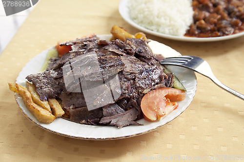 Image of Doner-kebab on a palte