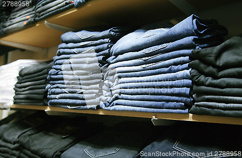 Image of Jeans in a shop