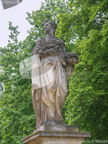 Image of Statue in Park Sanssouci Potsdam